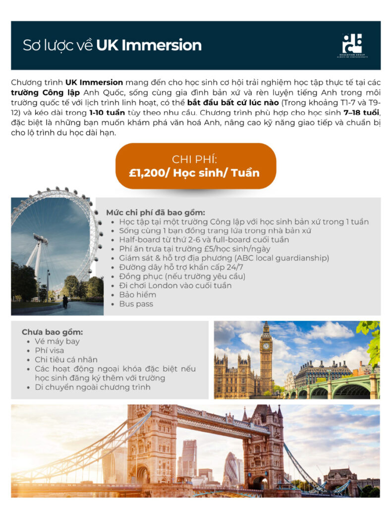 UK Immersion Program